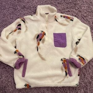 Taylor Swift Speak Now Taylor’s Version Koi Fish Sweater: Sherpa, NWOT, size M